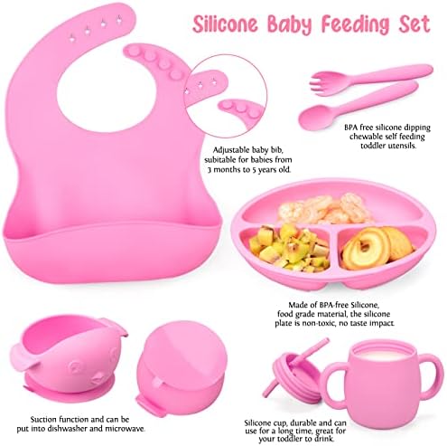 Cibeat Baby Feeding Utensils Set 7 Pcs