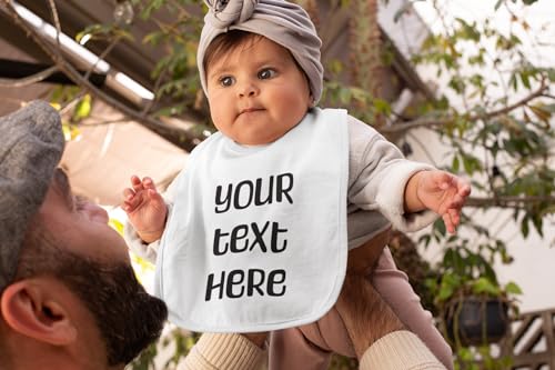 Quipo Personalized Baby Bib with Custom Text 1