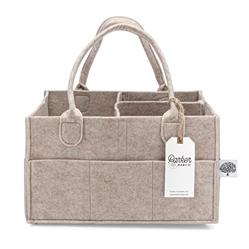 Parker Baby Diaper Caddy - Nursery Storage Car Organizer