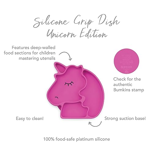 Bumkins Unicorn Suction Plate for Babies