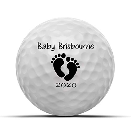 Baby Feet Announcement Personalized Golf Balls Set of 3