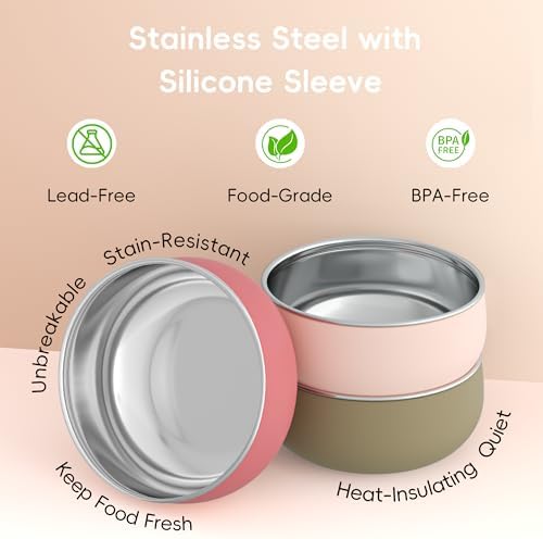 Bellas Friends 3 Pack Baby Bowls with Silicone Base