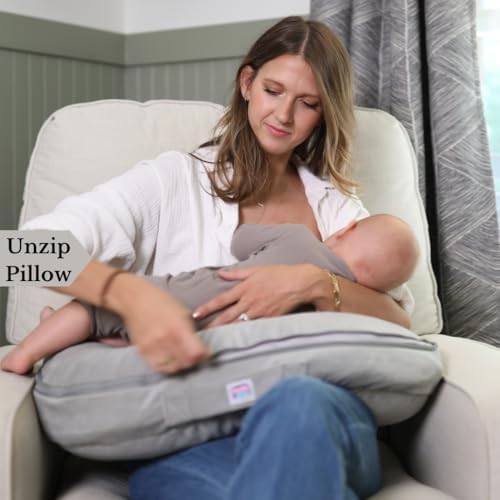 Twin-Z One Z Pillow with Nursing Cover Travel Bag