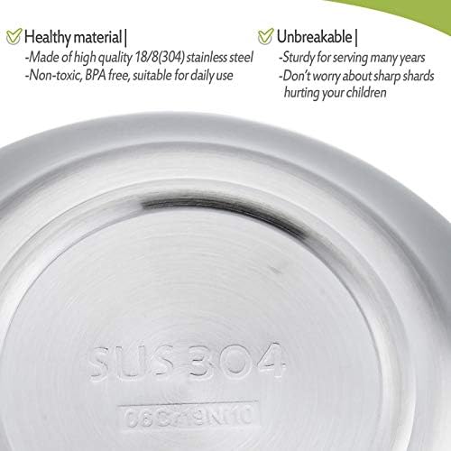 HaWare 12 oz Double Walled Stainless Steel Bowls 4 Pack 1