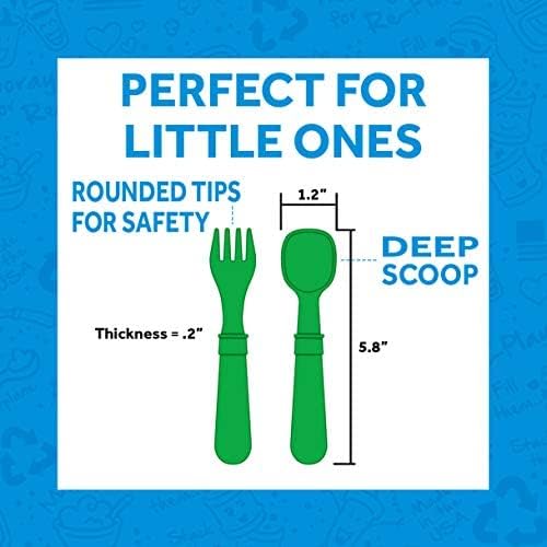Re-Play 3 Meals a Day Set - 3 Plates Utensils