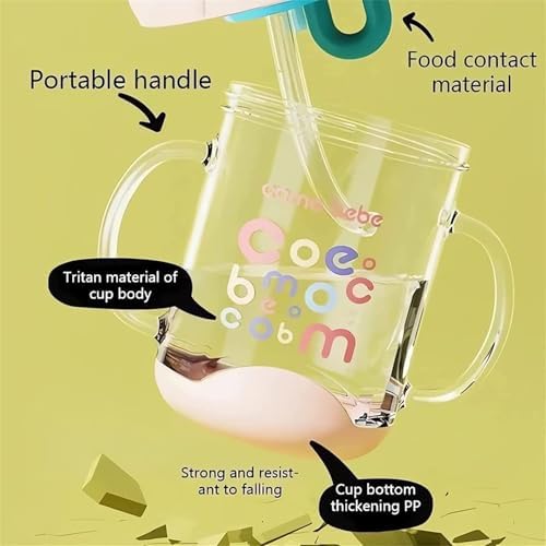 Cute Whale Water Bottle 220ml Leak Proof Sippy Cup with Turbo Squirting Design