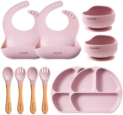 Baby Feeding Essentials 12-Piece Silicone Set for 6 Months