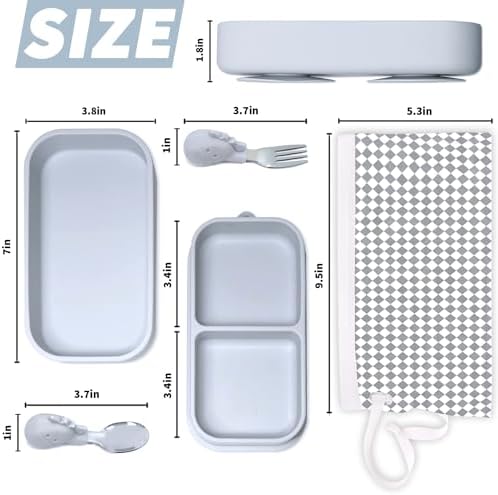 TourKing 5PCS Suction Plates for Baby