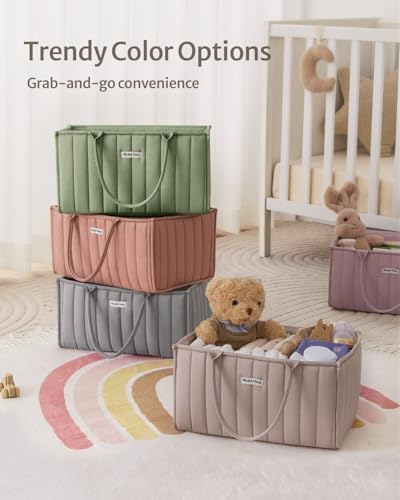 Blissful Diary Baby Diaper Caddy Organizer