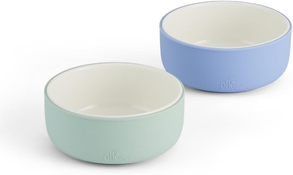 Elk and Friends Kids Porcelain Bowls with Silicone Sleeve 1