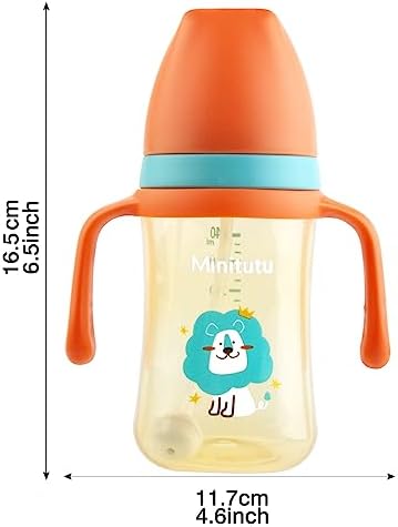 Nohlerlife Sippy Cup for Baby 6 Leak Proof 240ml BPA Free Green