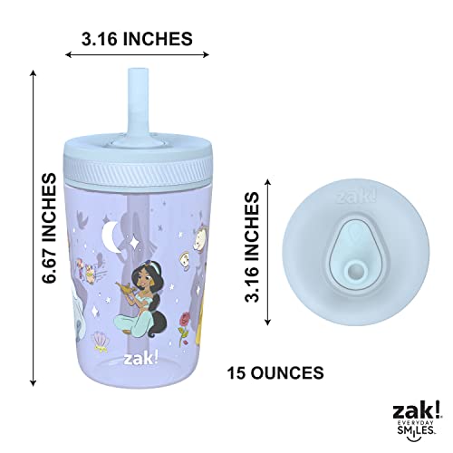 Zak Designs Disney Princess Kelso Toddler Cups 2-Pack 15oz