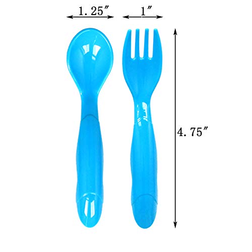 Youngever 36 Pcs Plastic Toddler Utensils Set 1