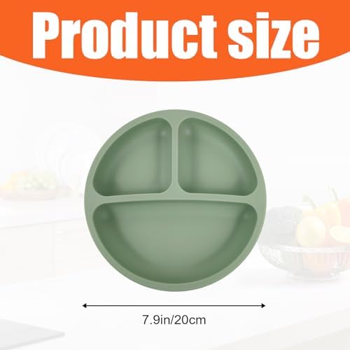 3 Pack Toddler Plates with Lids and Utensils