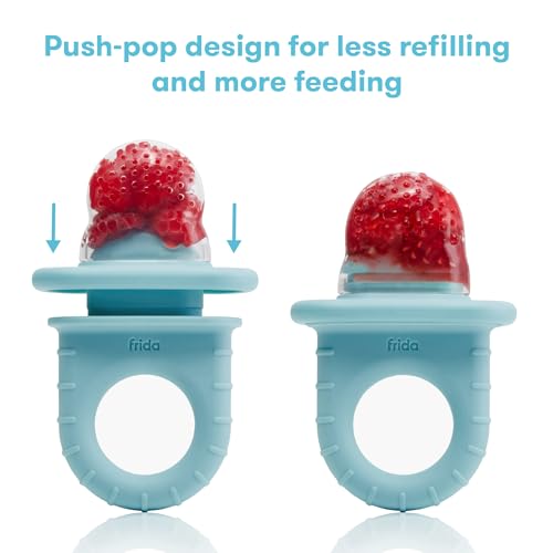 Frida Baby Push Pop Feeder 3 Count Blue