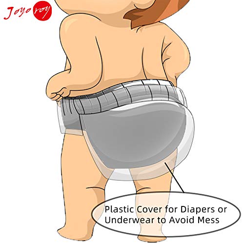 Joyo Roy 4 Pcs Reusable Rubber Pants for Potty Training
