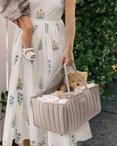 Blissful Diary Baby Diaper Caddy Organizer