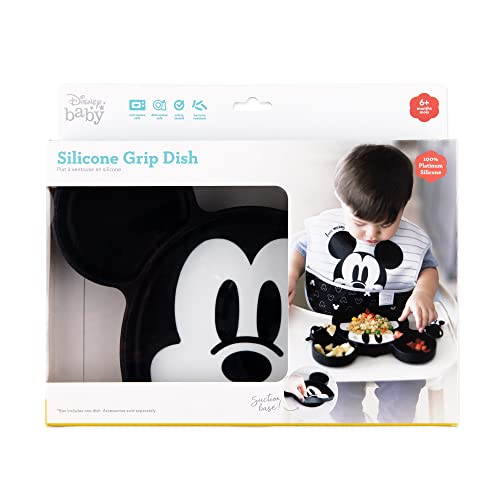 Bumkins Disney Mickey Mouse Silicone Plate 1