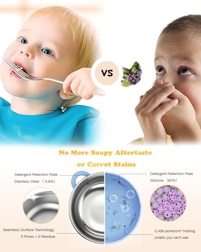 Bakpoco Baby Suction Bowls 4-Pack Ocean Explorer Set