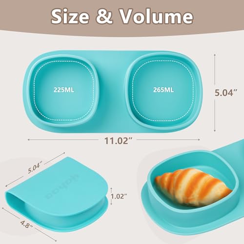 Yahaa Foldable Baby Feeding Set with Forks and Spoons 1