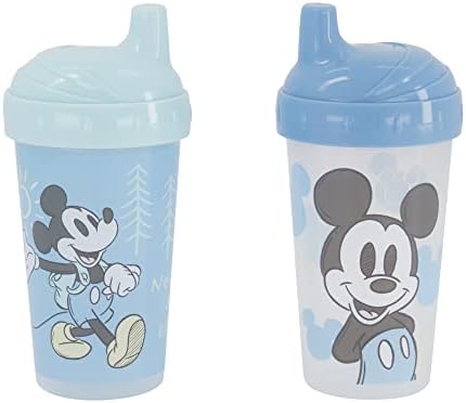 Disney Toddler Sippy Cups Pack of Two with Straw and Lid