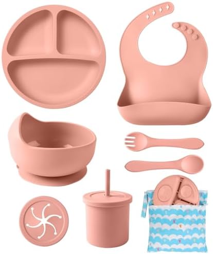 ECLIP Silicone Baby Feeding Set 10pcs
