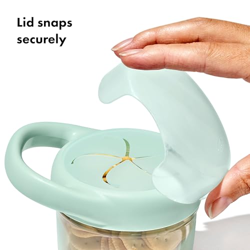 OXO Tot Snack Cup with Lid 2 Pack Opal Blossom