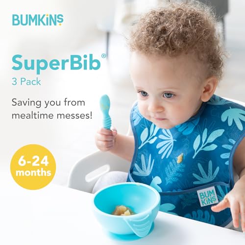 Bumkins Baby Bibs for Boys and Girls 3-Pack Set