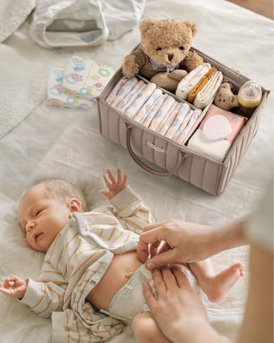 Blissful Diary Baby Diaper Caddy Organizer