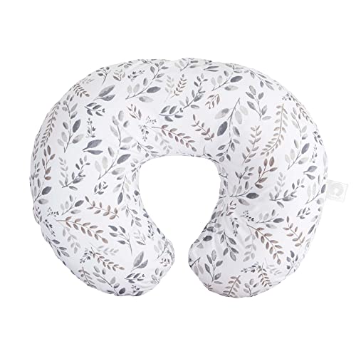 Boppy Original Nursing Pillow Gray Taupe Leaves