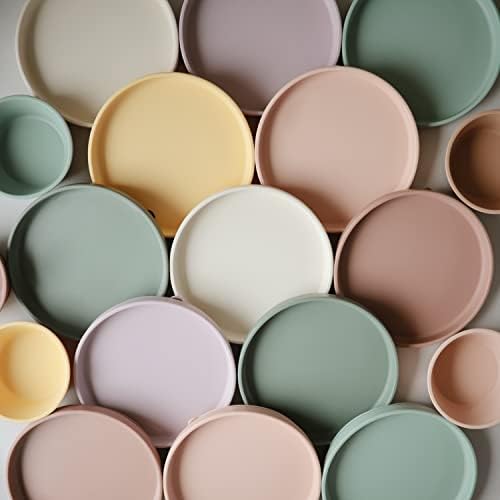 Mushie Classic Silicone Suction Plate BPA-Free Ivory