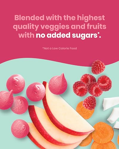 Amara Carrot Raspberry Smoothie Melts - 6 Resealable Bags