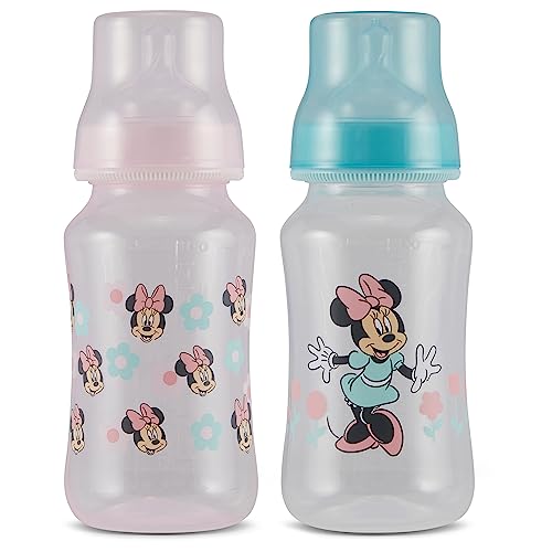 Disney Minnie Mouse 11 oz Baby Bottles 2 Pack 1