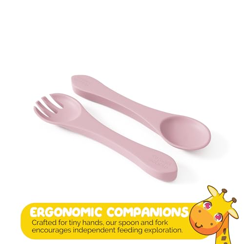 Muqee Peeko 10 Piece Baby Safe Silicone Feeding Set