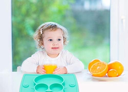 Linowos Silicone Divided Toddler Plates for Baby Meals