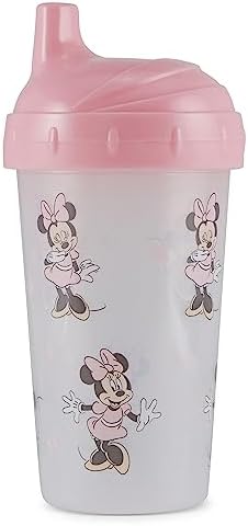 Disney Toddler Sippy Cups with Minnie Mouse Design Pack of Two