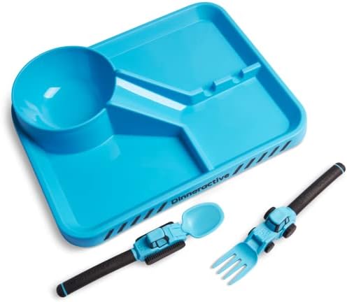 Dinneractive Construction Theme Kid Plate Set