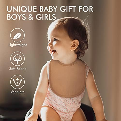 egmao baby 10 Pack Snap Bibs for Newborns
