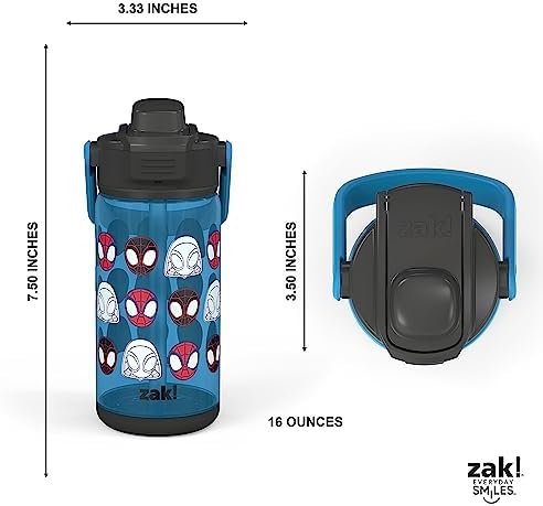 Zak Designs Marvel Spidey Water Bottle 2-Pack Set