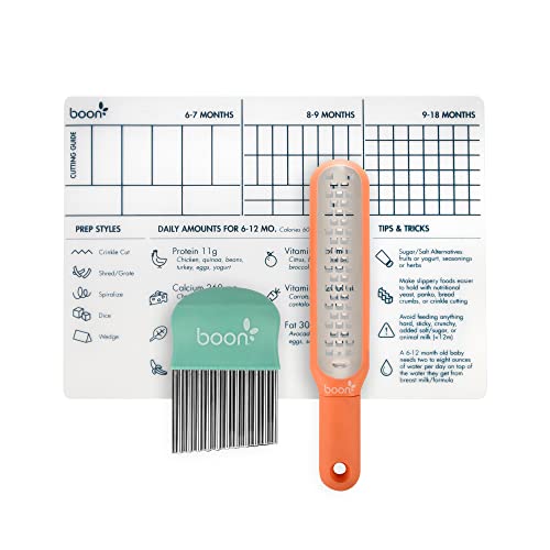 Boon DIVVY Baby Food Prep Kit with Placemat Grater and Cutter