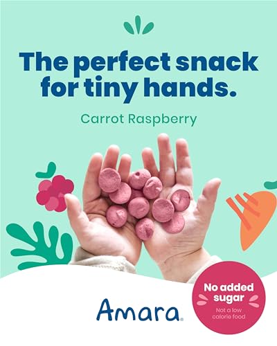 Amara Carrot Raspberry Smoothie Melts - 6 Resealable Bags
