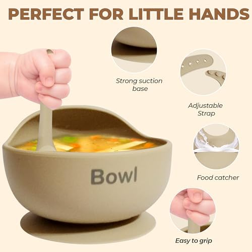 Dinosaur Themed Baby Silicone Feeding Set BPA Free