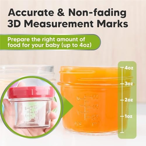 KeaBabies 2-Pack Suction Bowls with Lids and 12-Pack Food Containers