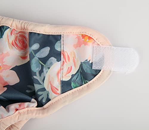 Newborn Baby Cloth Diaper Cover with Hook Loop Blue Dinosaurs