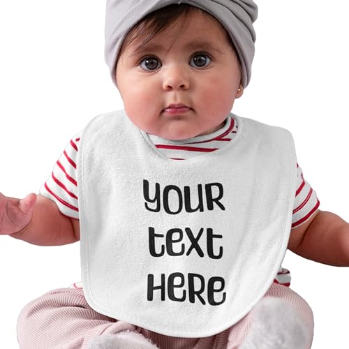 Quipo Personalized Baby Bib with Custom Text 1