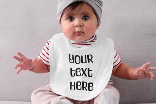 Quipo Personalized Baby Bib with Custom Text 1