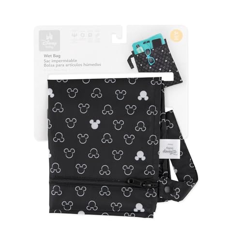 Bumkins Disney Waterproof Wet Bag with Mickey Mouse Icon