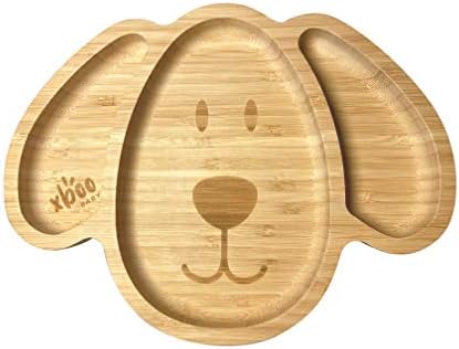 Xboo Toddler Bamboo Suction Plates BPA Free