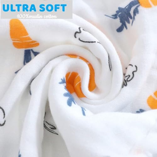 La Belle Beeno 11-Pack Baby Muslin Burp Cloths Washcloths