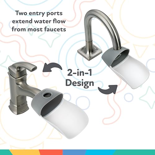 Nuby 2-in-1 Faucet Extenders for Toddlers - 2 Pack 1